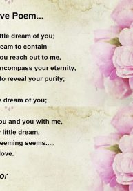 Mr. Ji’s little love poem