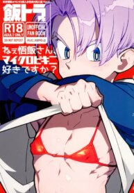 (ShotaFes 17) [Article 60 of Criminal Code (Shuhan)] Nee Gohan-san Micro Bikini Suki desu ka? | Hey Gohan, Do You Like Microbikinis? (Dragon Ball Z) [English] {Chin²}